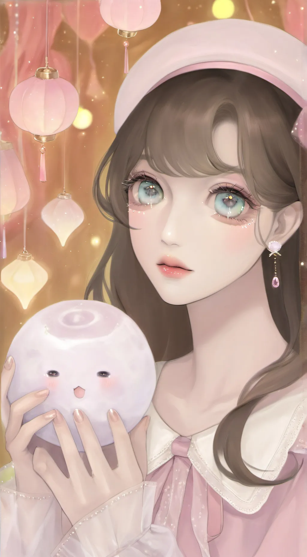 ai character: ~Macaronie~ background
