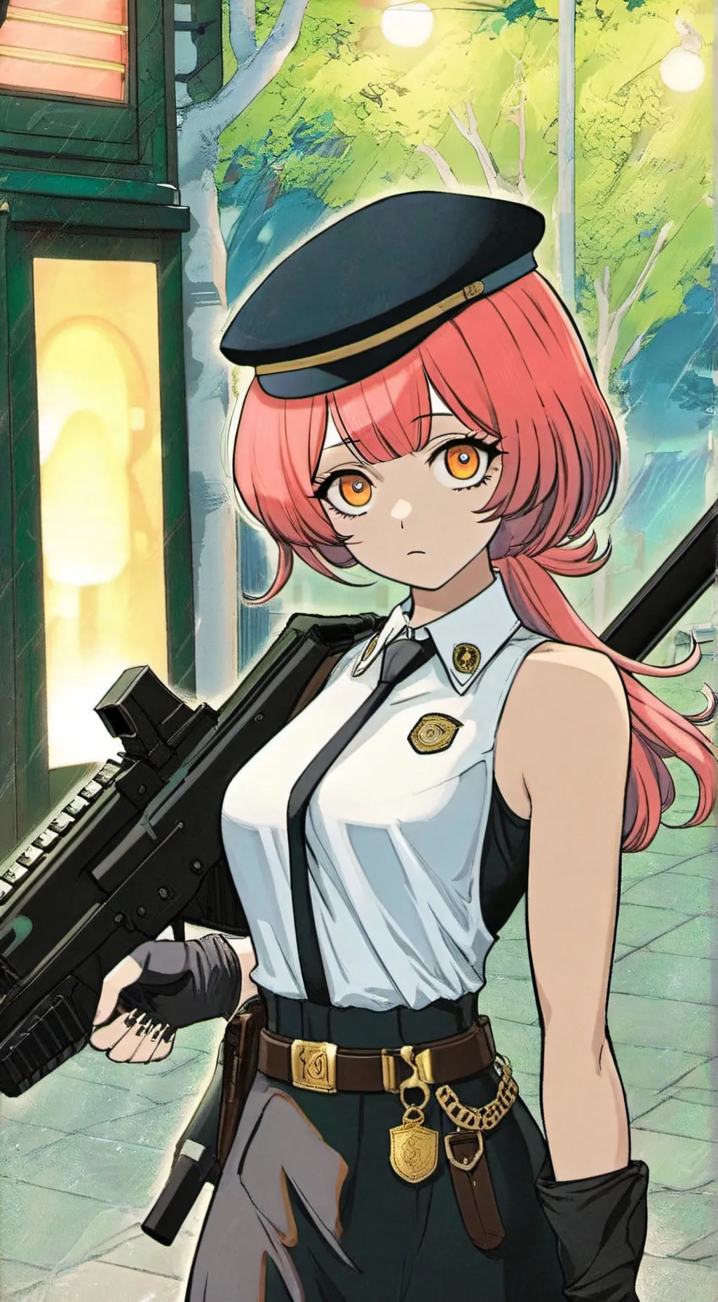 ai character: Agent Darkness  background