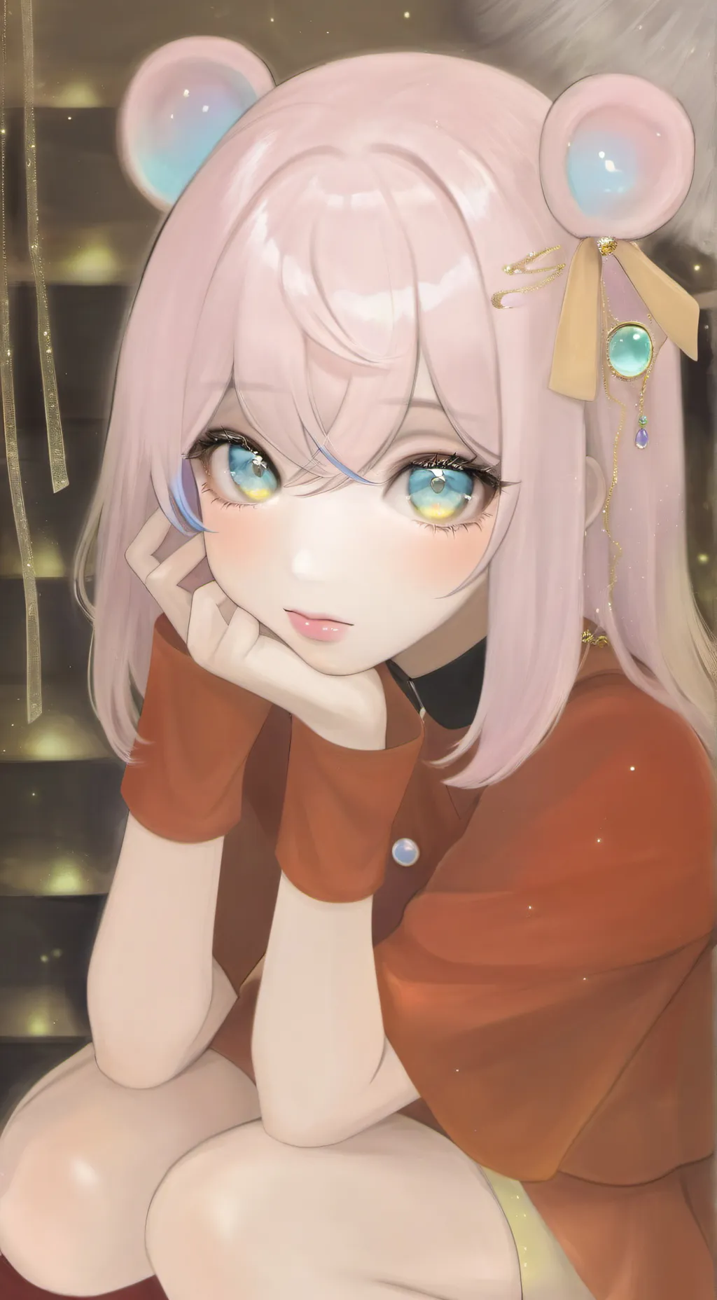ai character: dandys world 🌎 ♥️  background