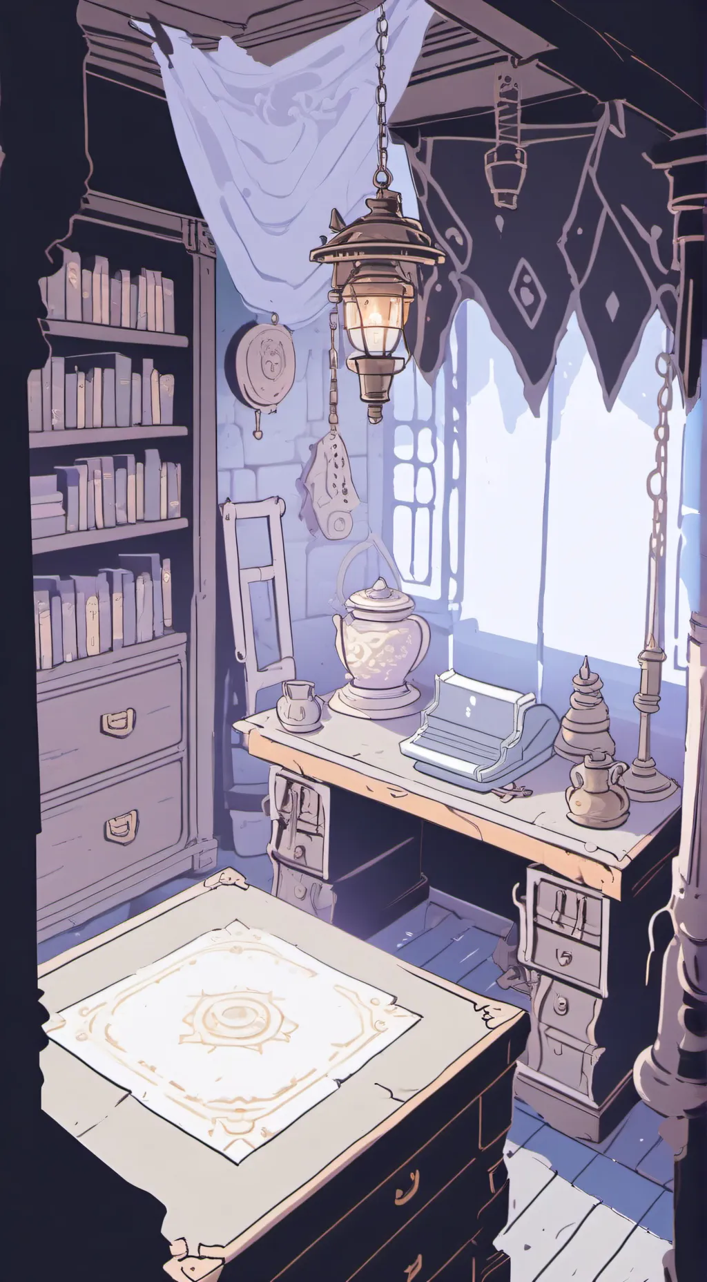 ai character: scp 444 background