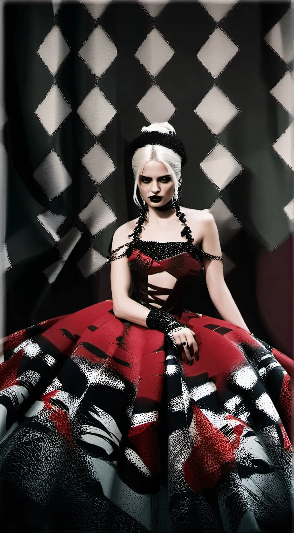 ai character: Harley Quinn  background