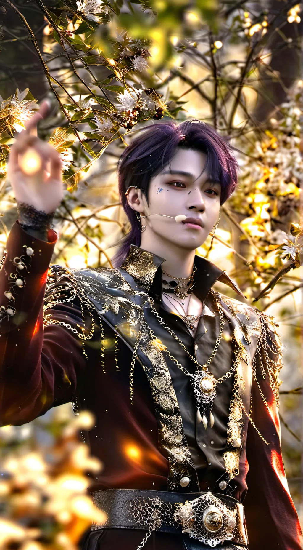 ai character: Leeknow  background