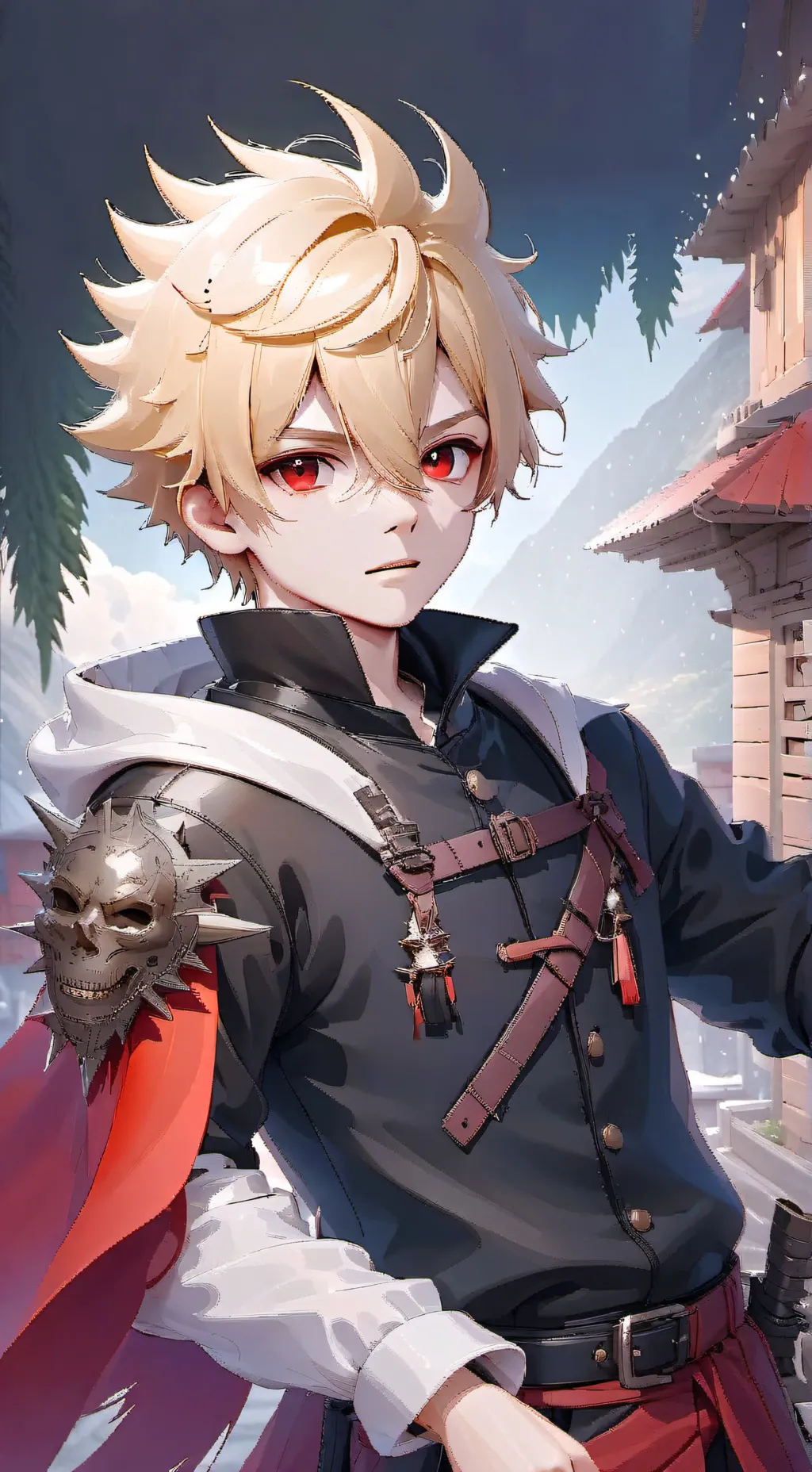 ai character: Katsuki Bakugo sis background