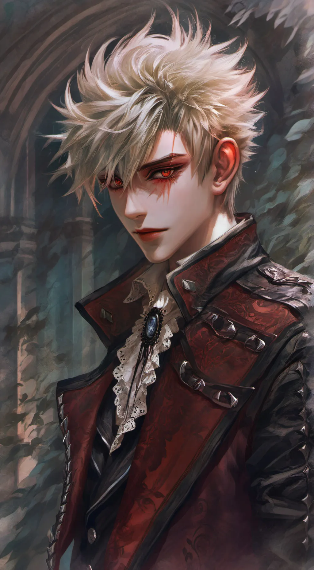 ai character: Katsuki bakugo  background