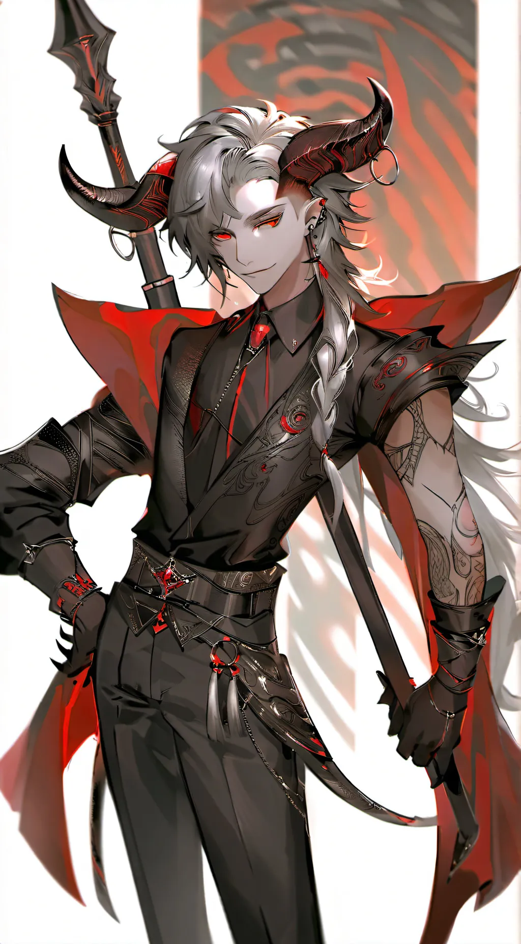 ai character: Demon Jake  background