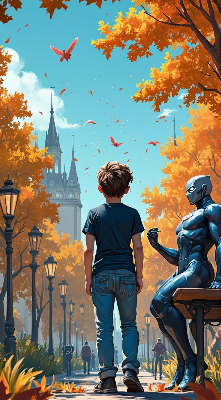 ai character: Avengers  background