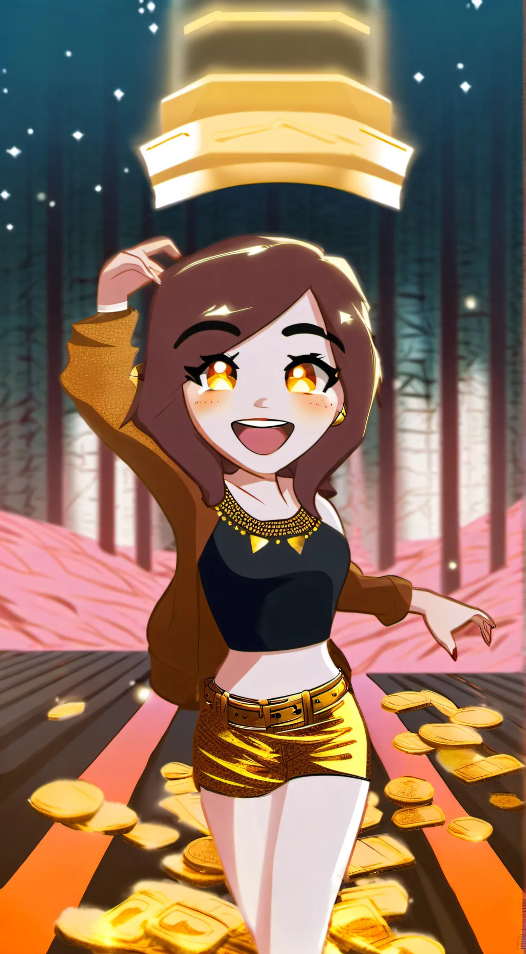 ai character: Gold (krew) background