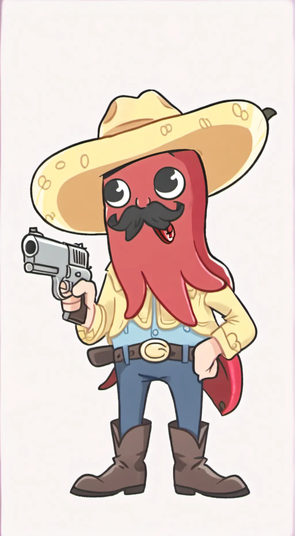 ai character: Yosemite Sam background
