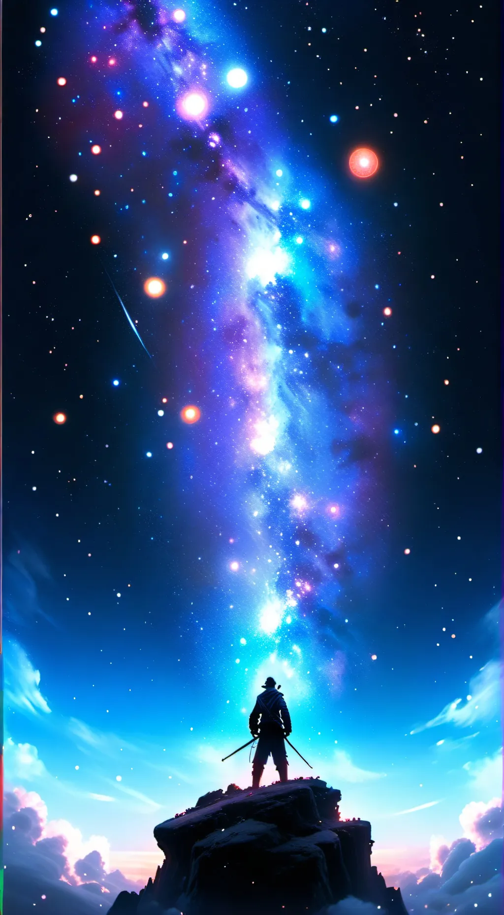 ai character: Galaxy 🌌  background