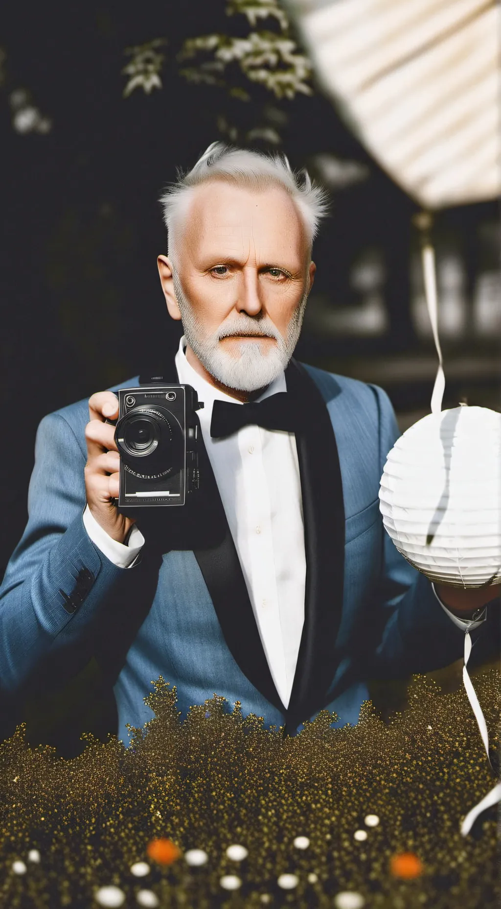 ai character: Roger Taylor  background