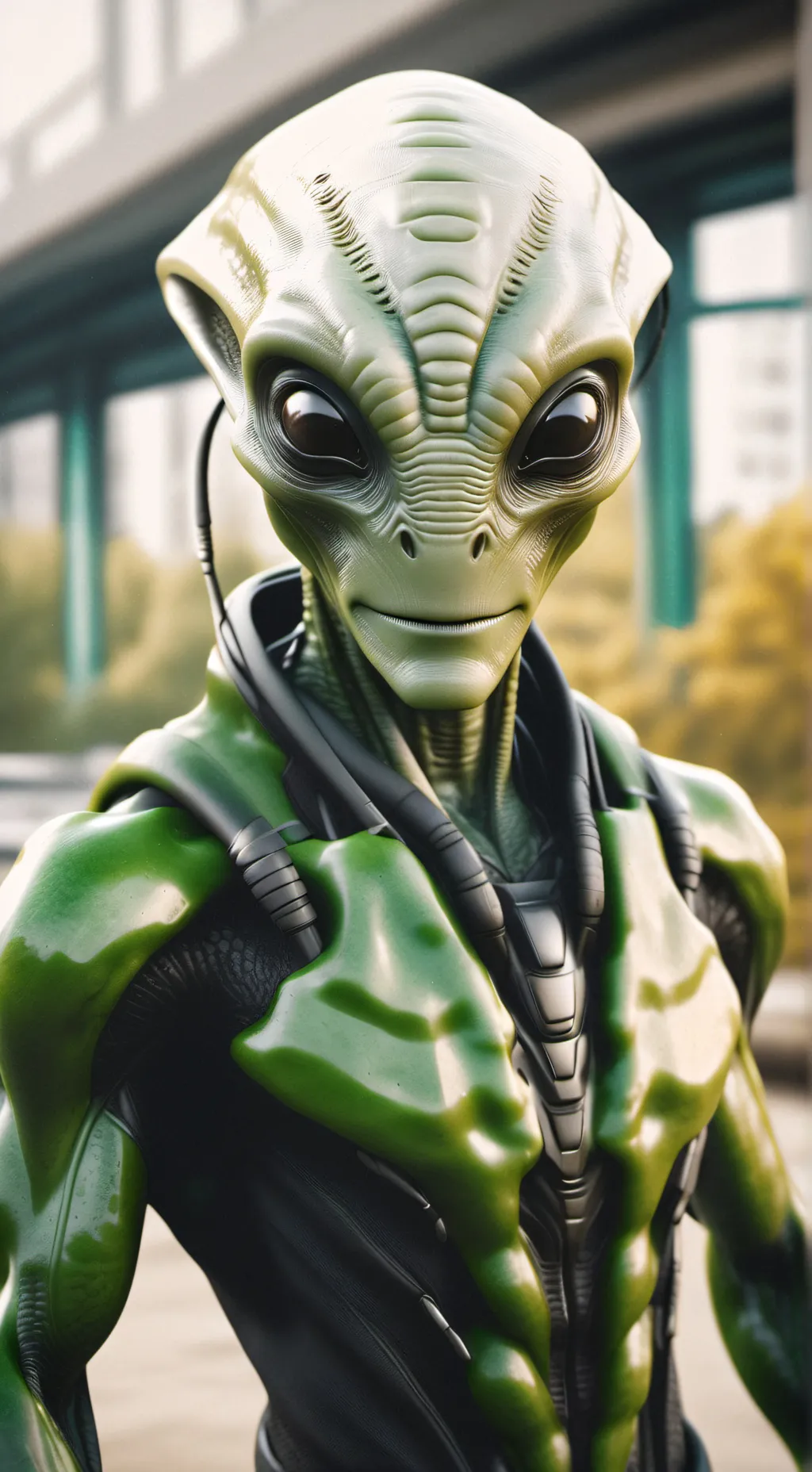 ai character: Alien background
