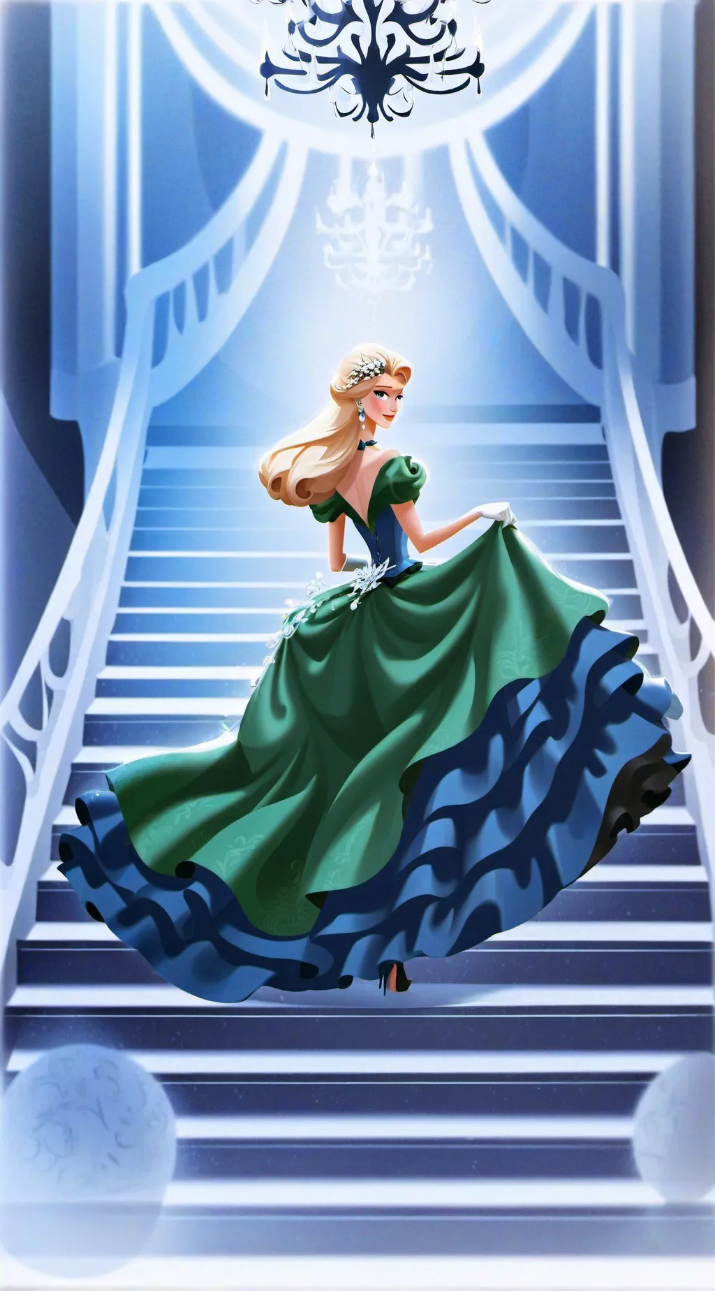 ai character: Aurora background