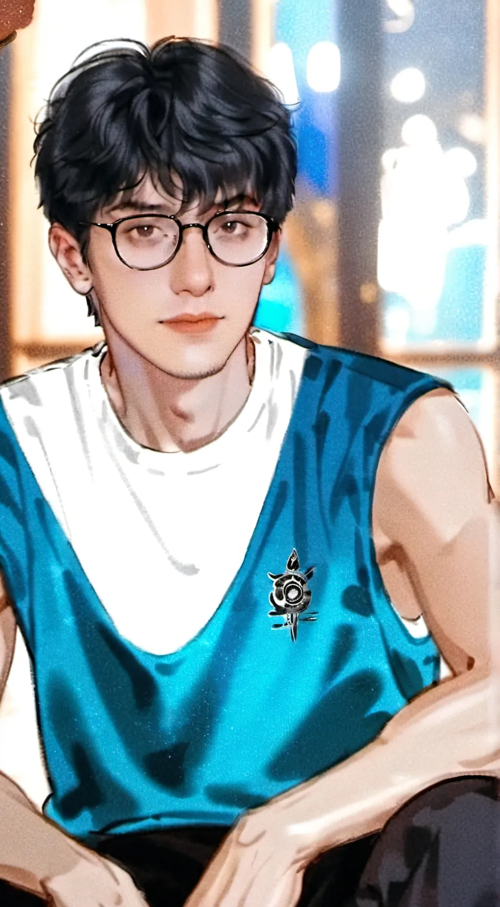 ai character: Are.... background