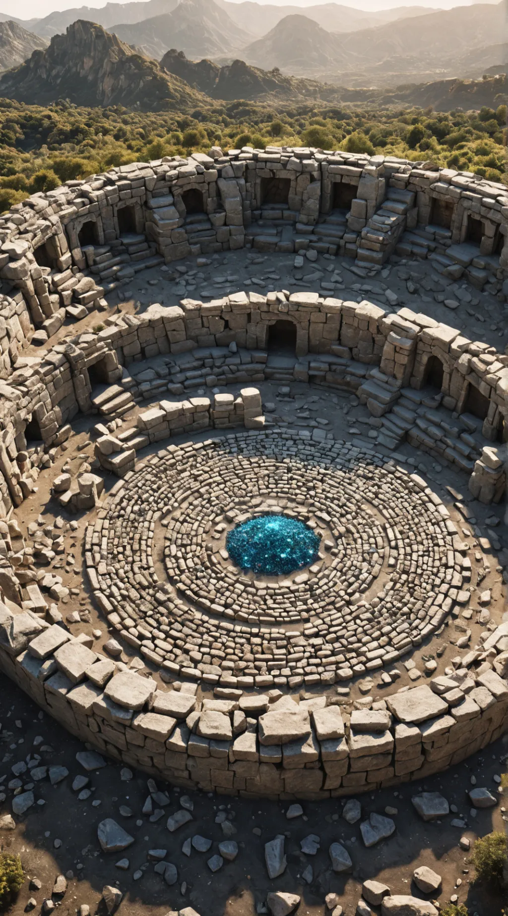 ai character: arena battle royal background