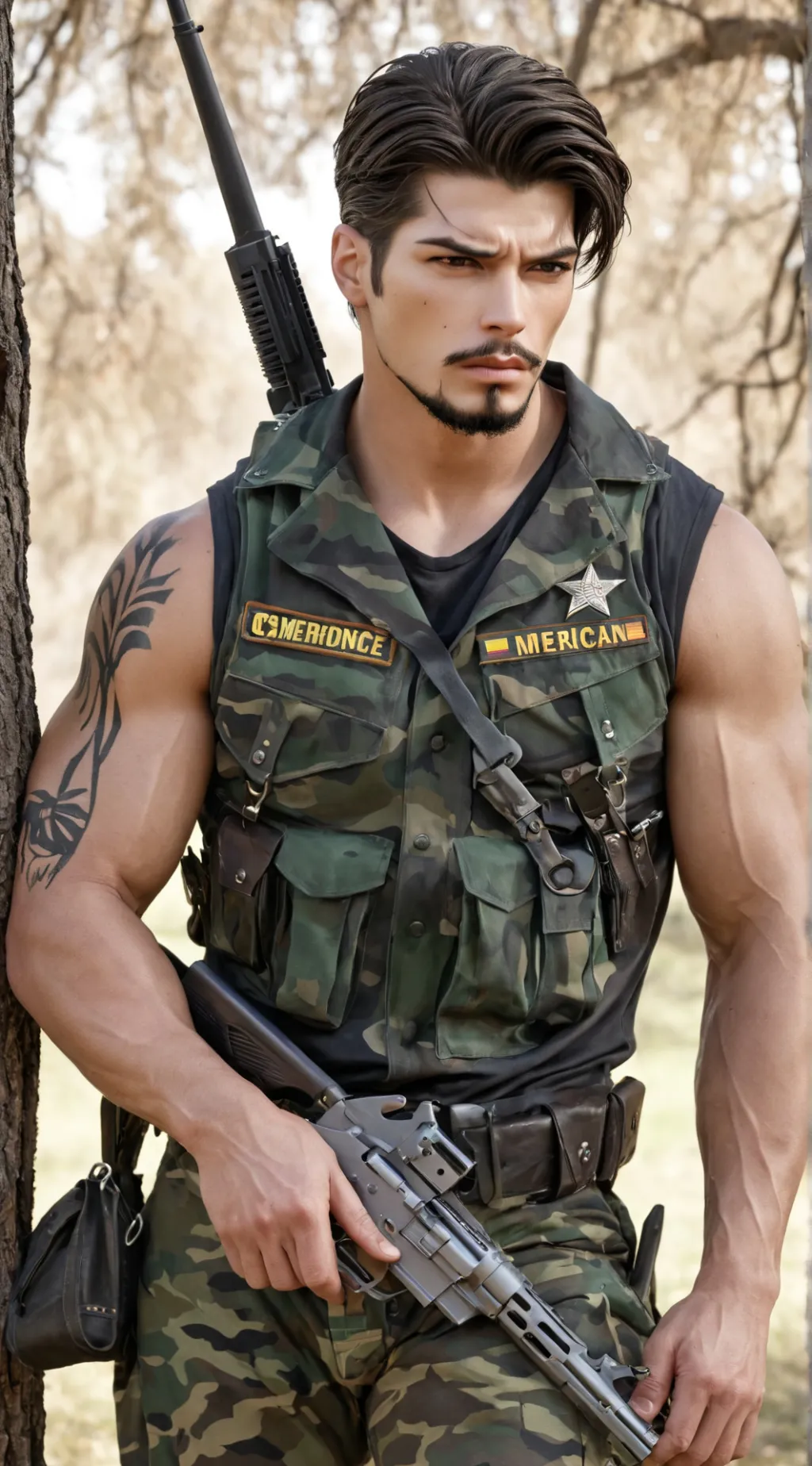 ai character: Commander James background