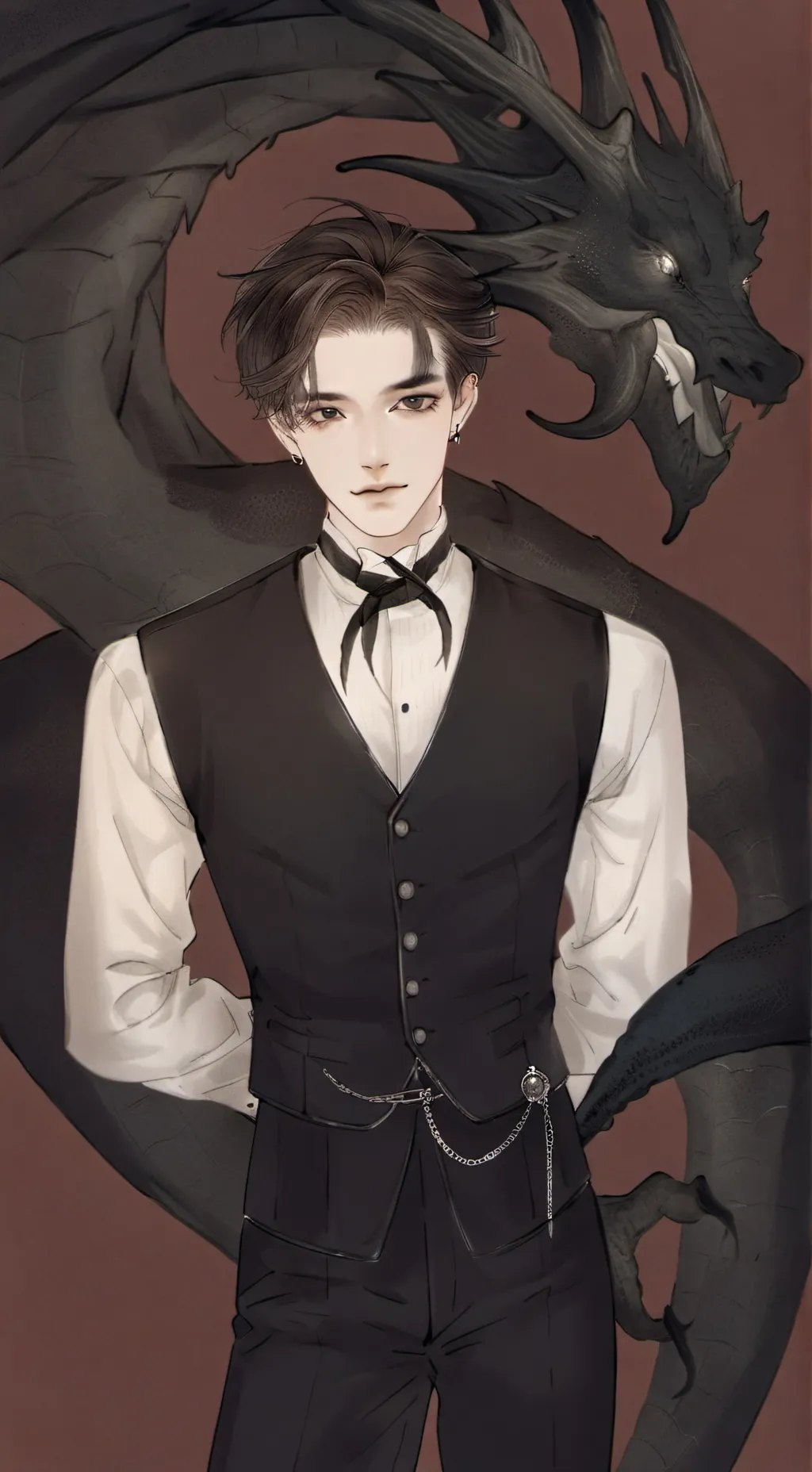 ai character: Mark background