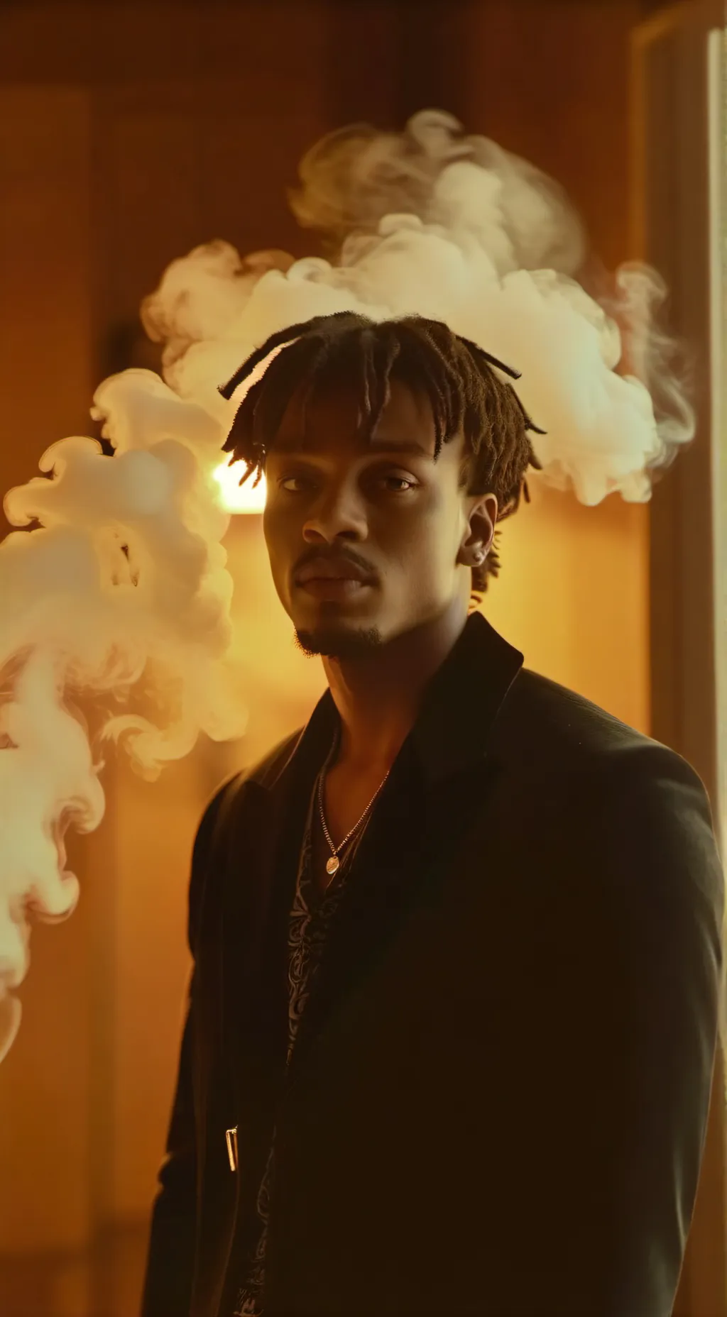 ai character: juicewrld  background