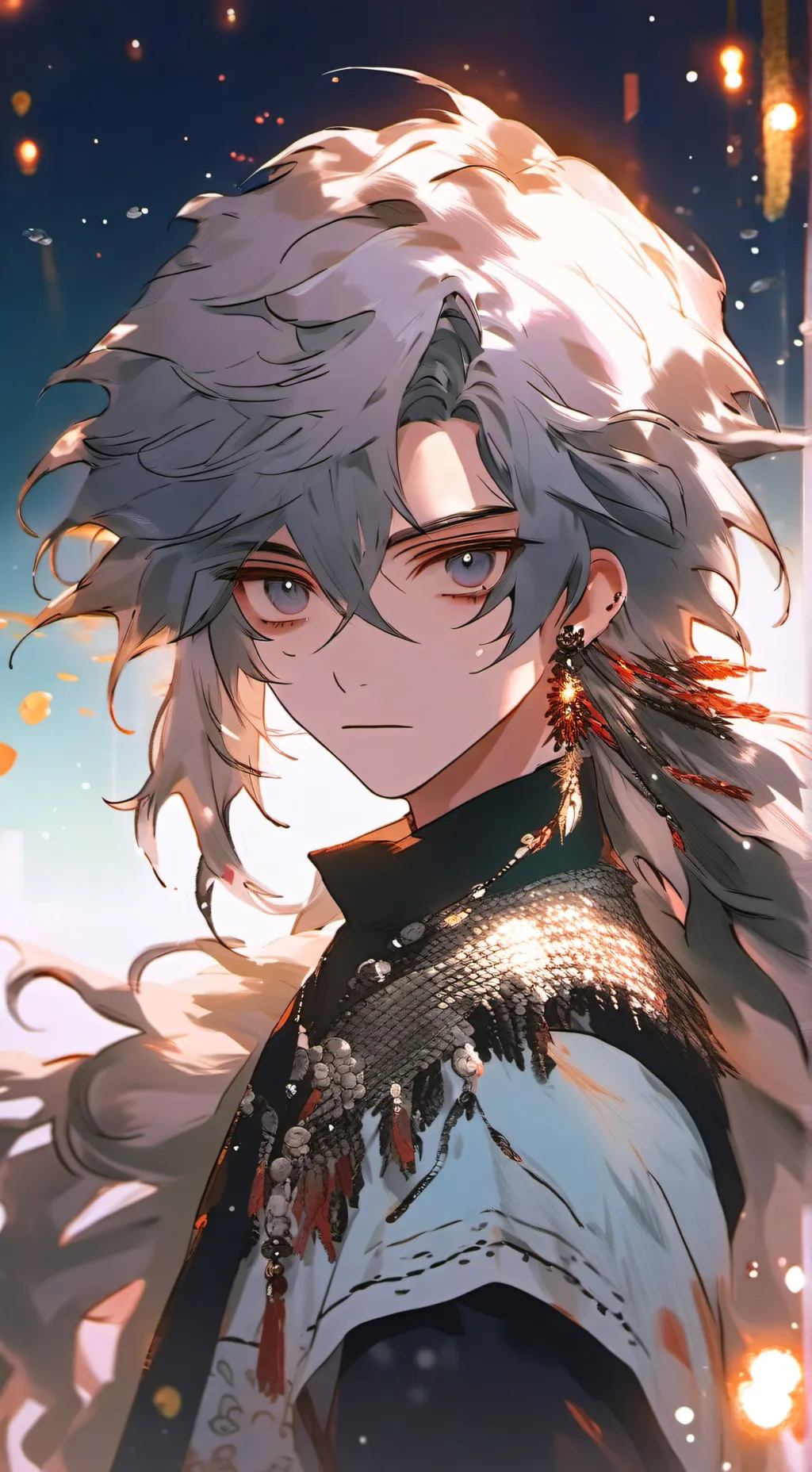 ai character: Celestial background