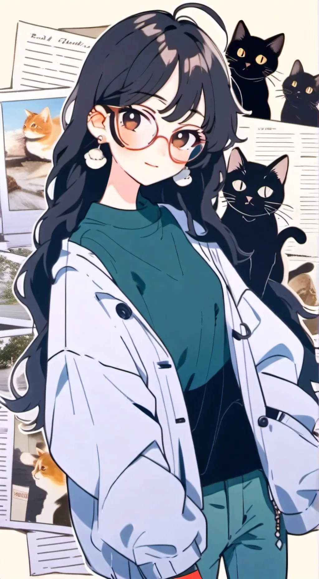 ai character: socks for one  background