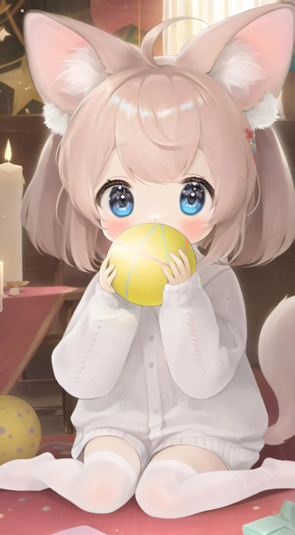 ai character: Pinkie Purr background