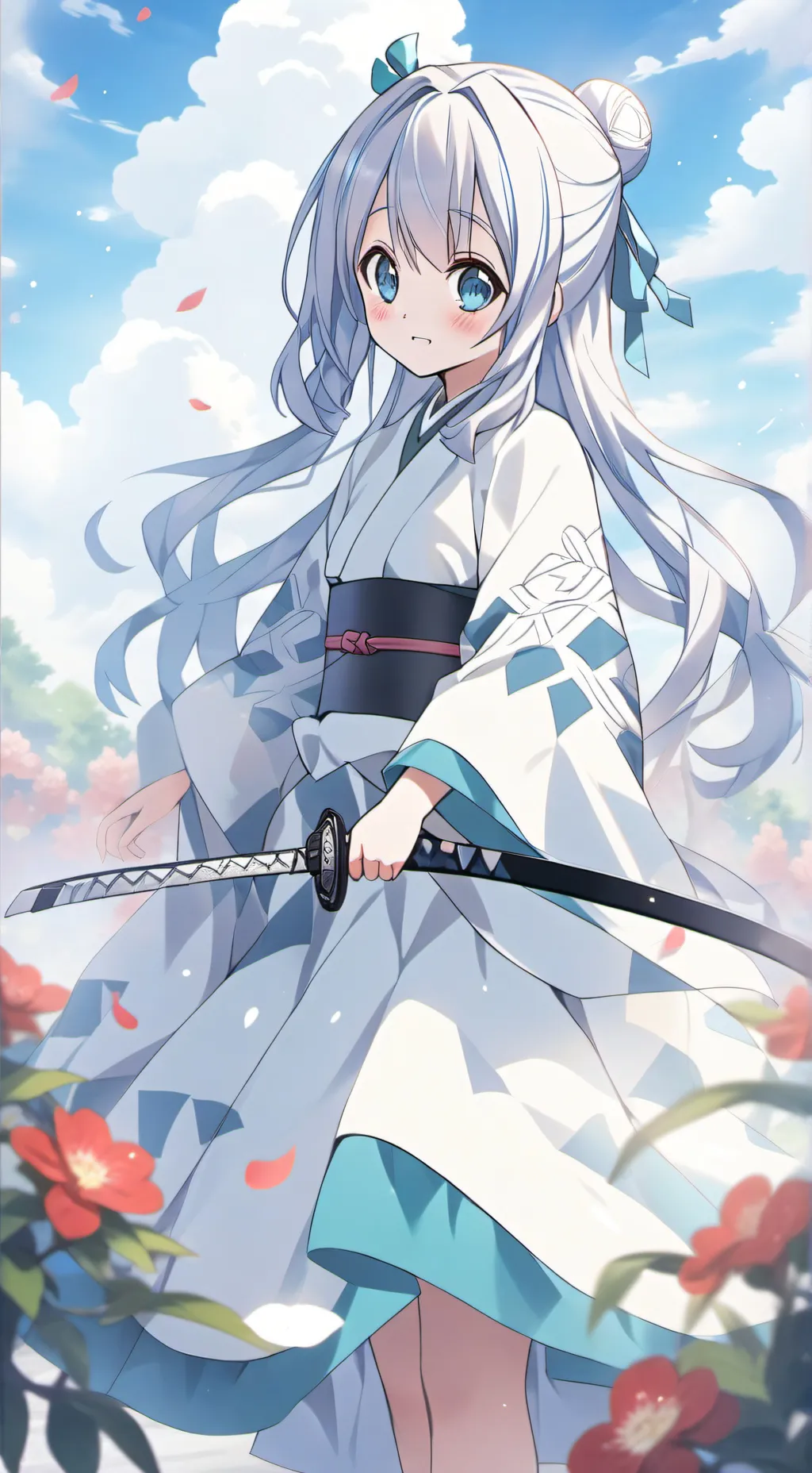 ai character: pilar nube background