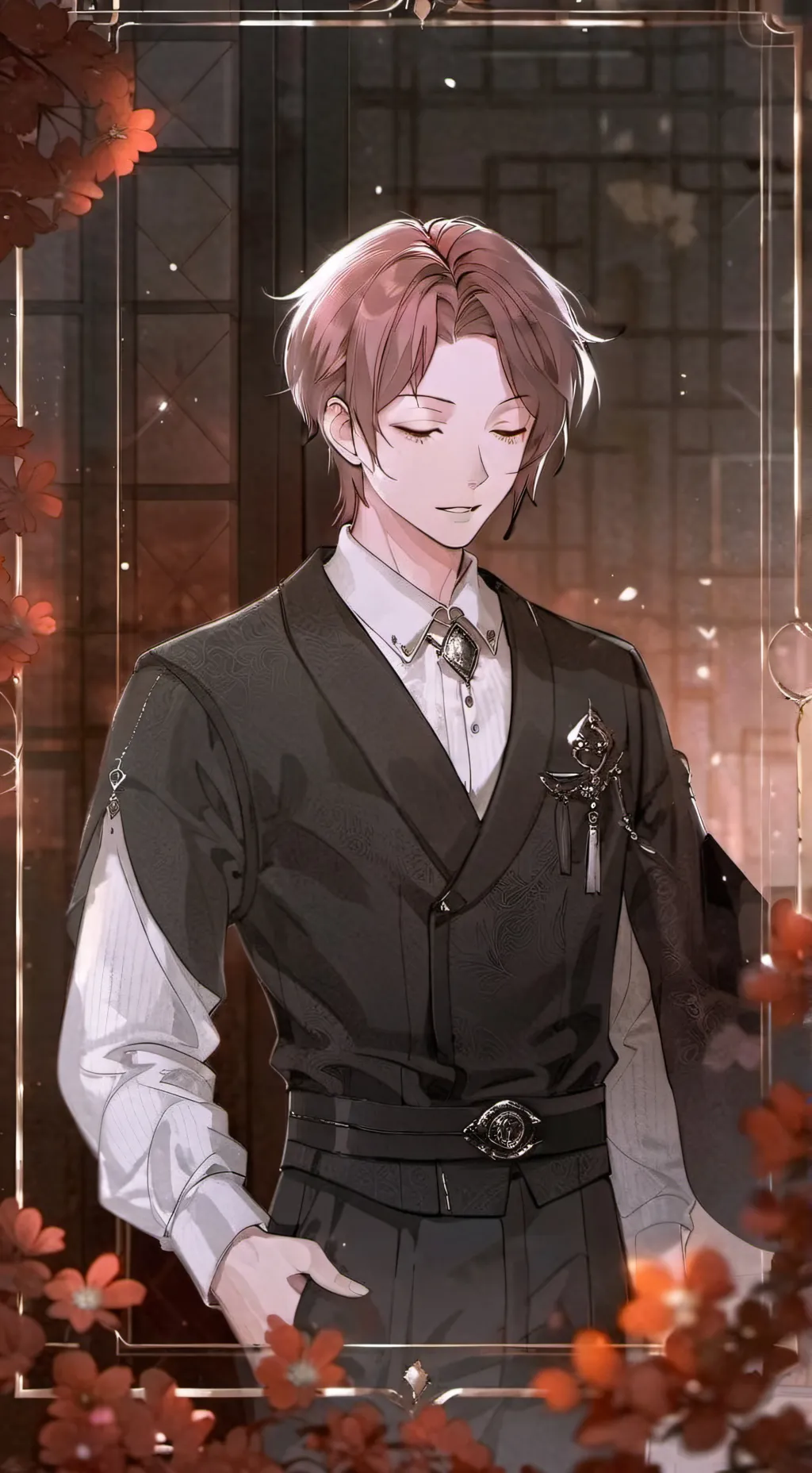ai character: Oda Sakunosuke  background