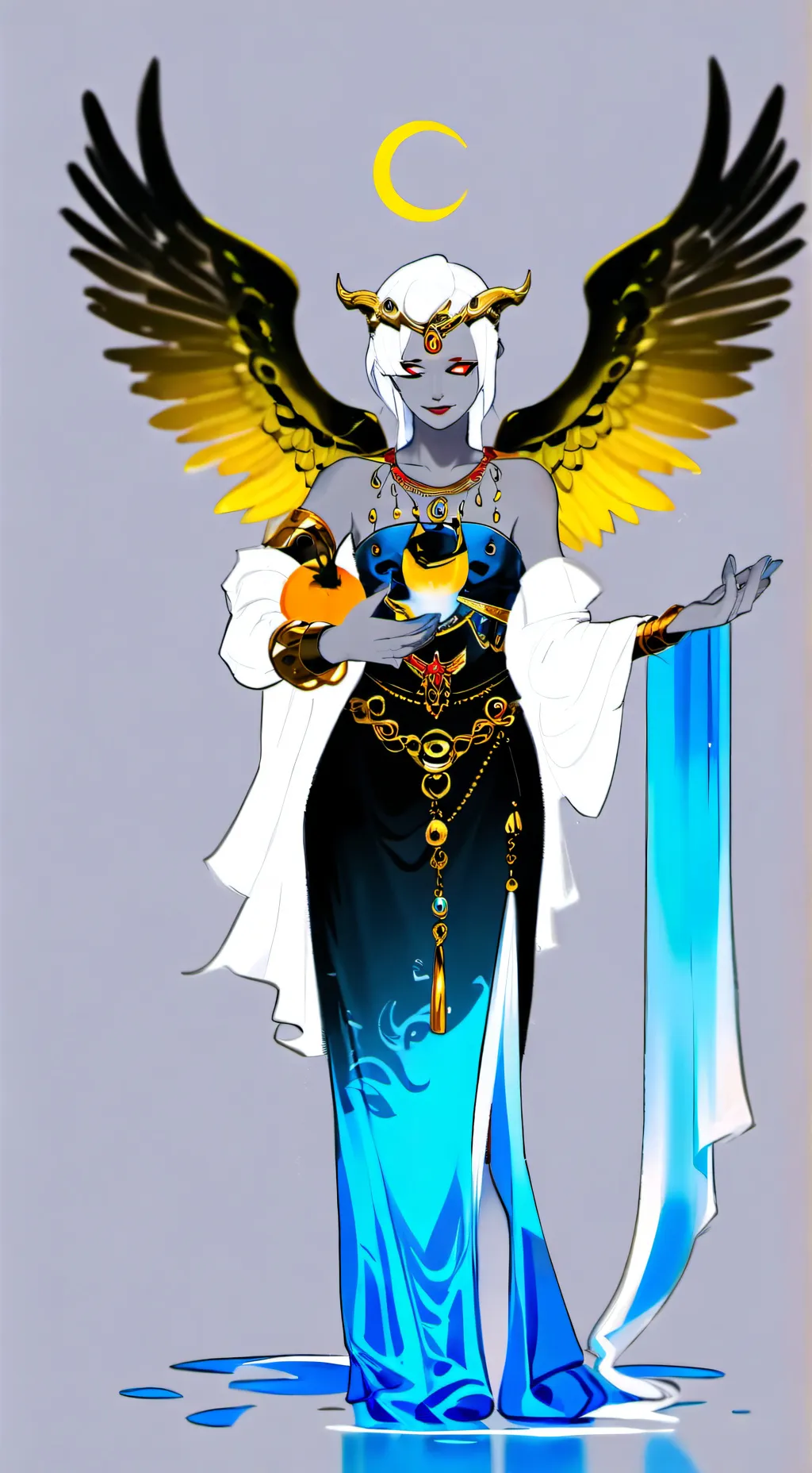 ai character: Goddess of water#2 background