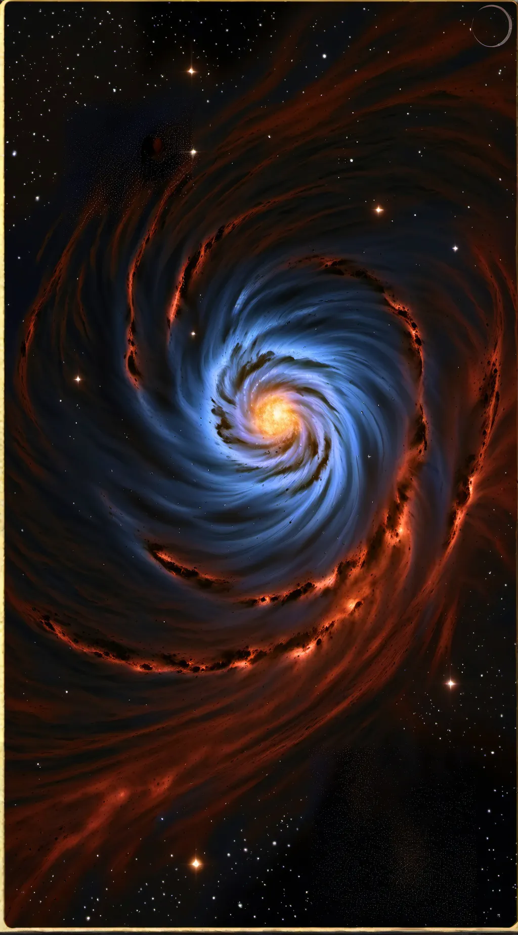 ai character: Stars background