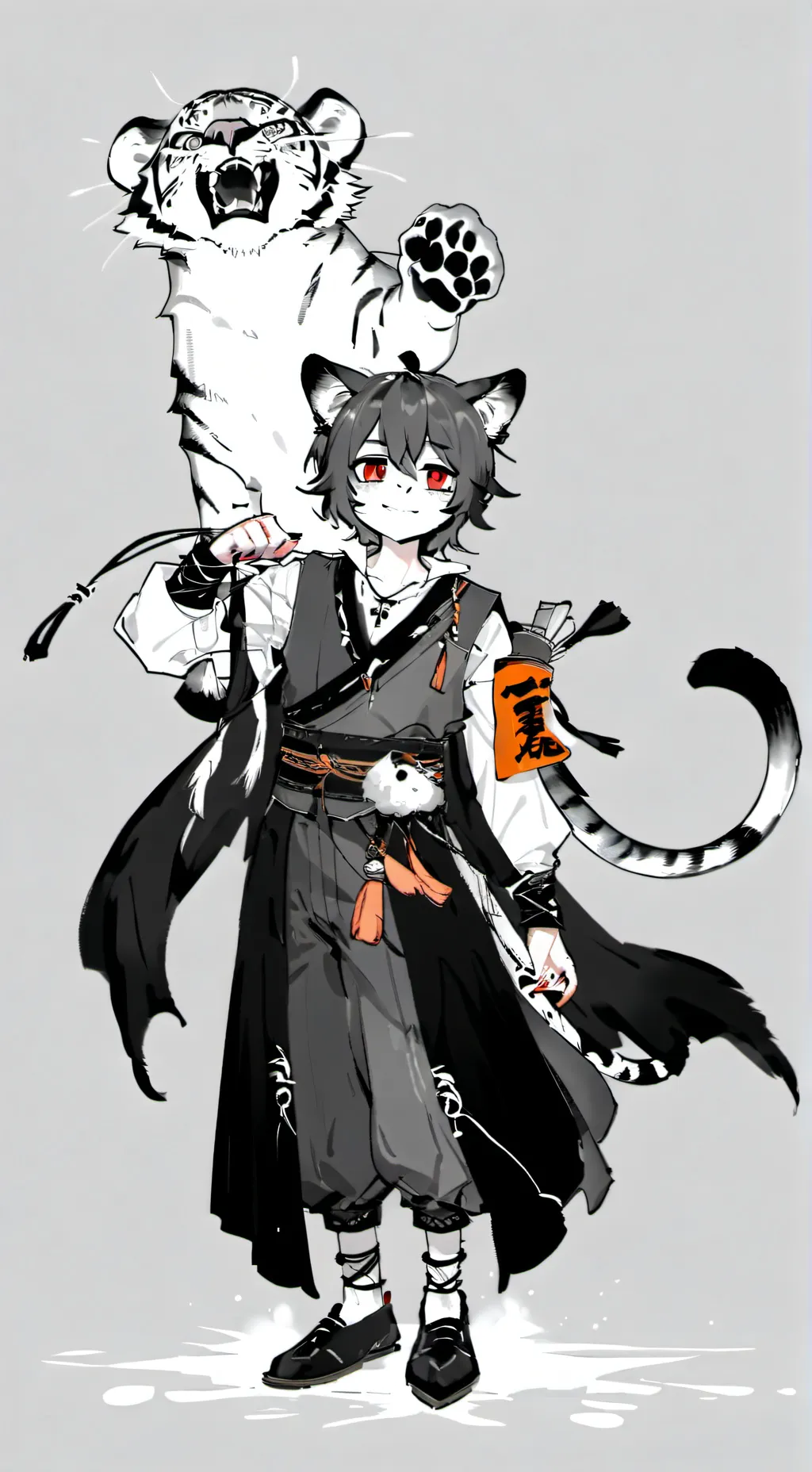 ai character: cloud background
