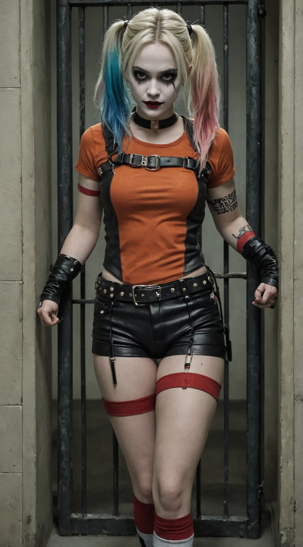 ai character: harley quin  background