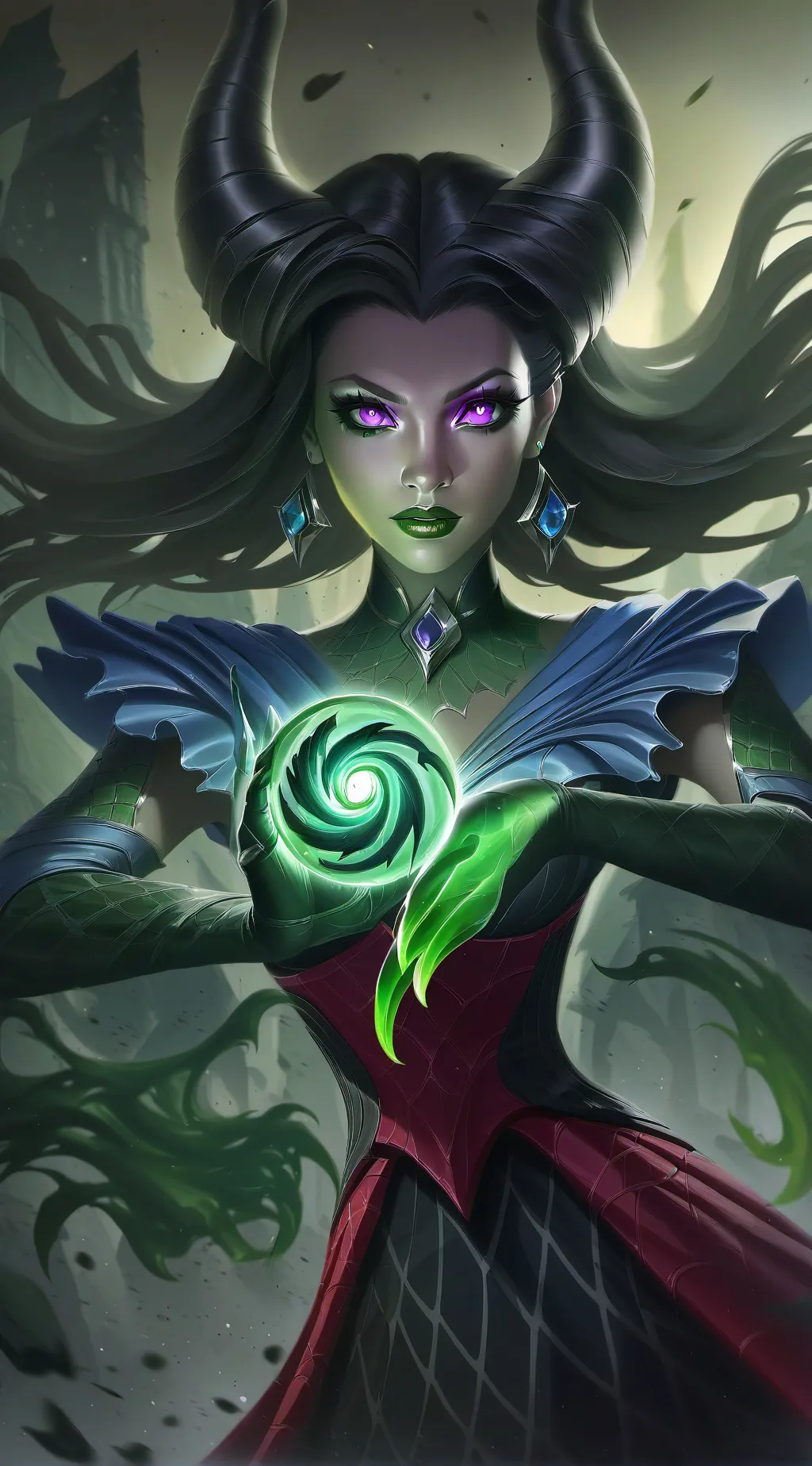 ai character: Desgracia background
