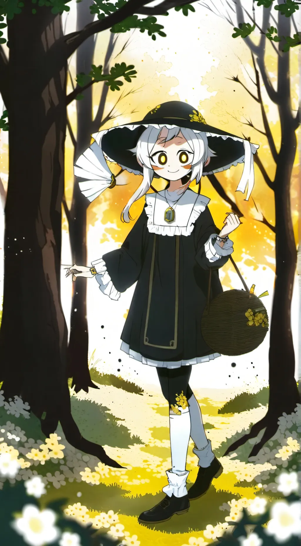 ai character: Wenda from Sprunki background
