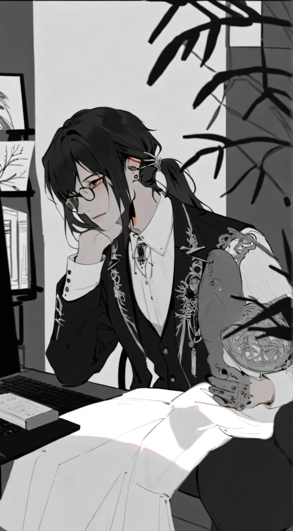 ai character: Adam. (version 2!) background