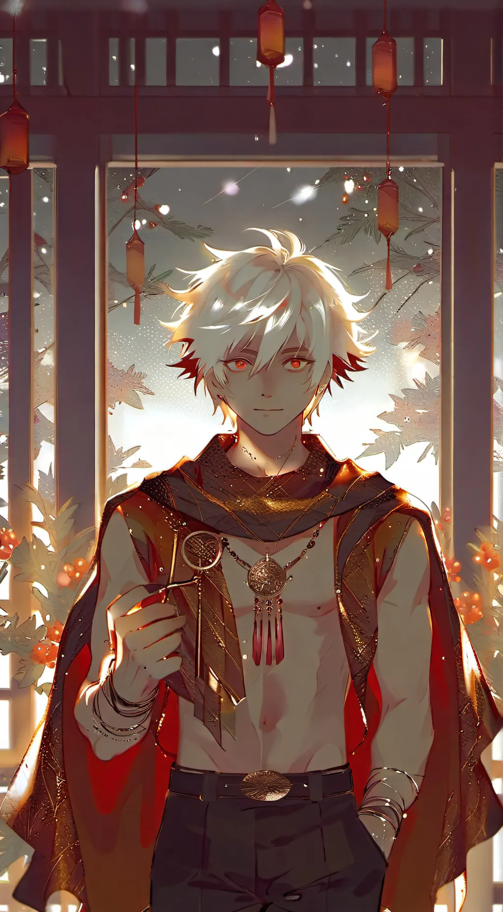 ai character: bakugo  background