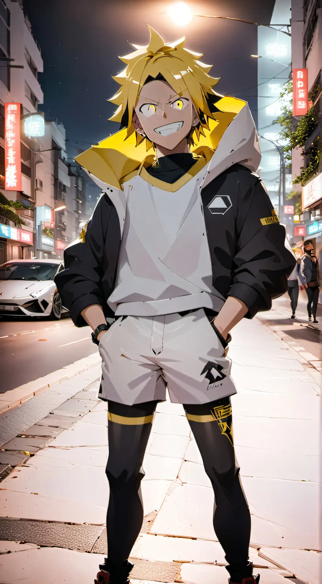 ai character: - Mha carchase - background
