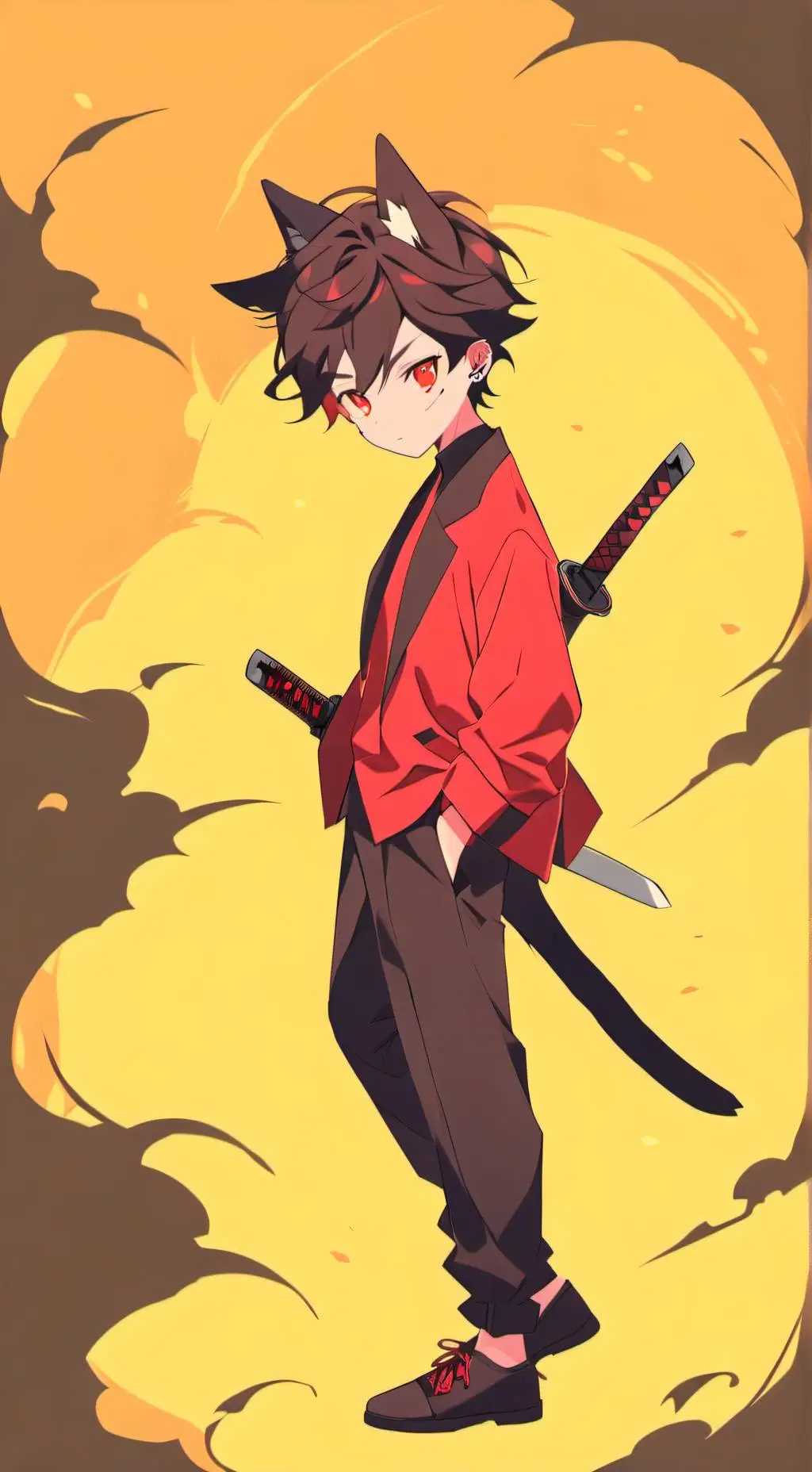 ai character: Red_Star background