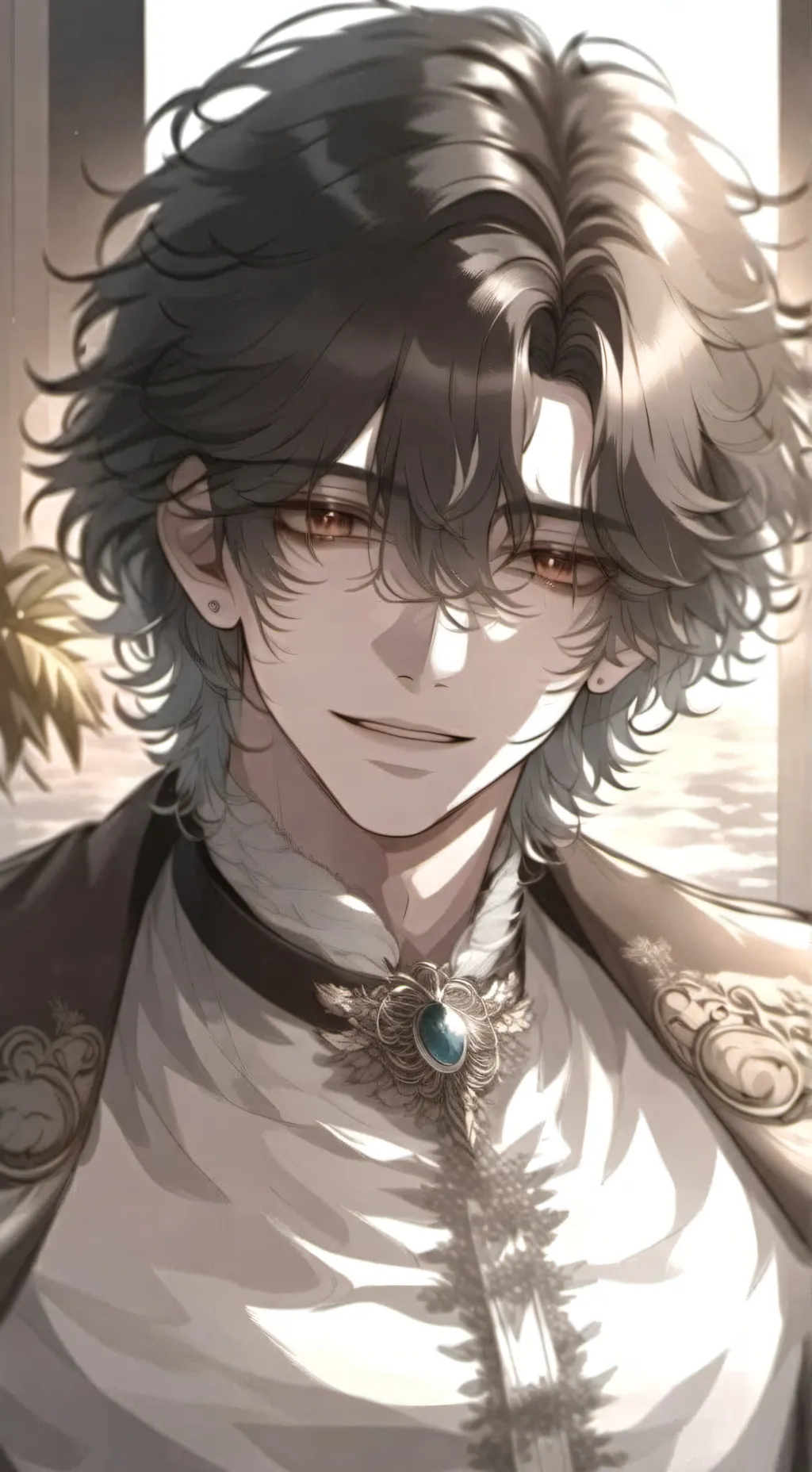 ai character: Эш background