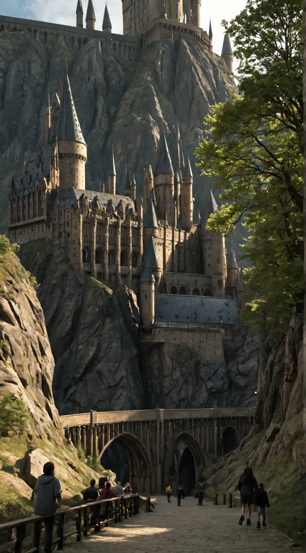ai character: Hogwarts background