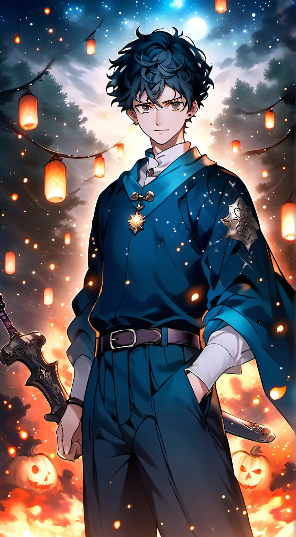 ai character: Black Clover  background