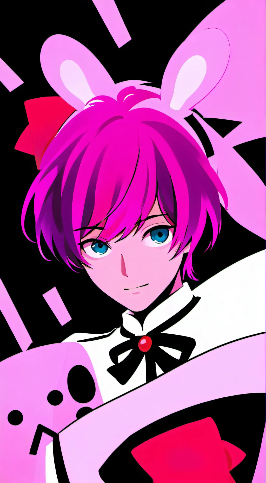 ai character: pinki 3AM background