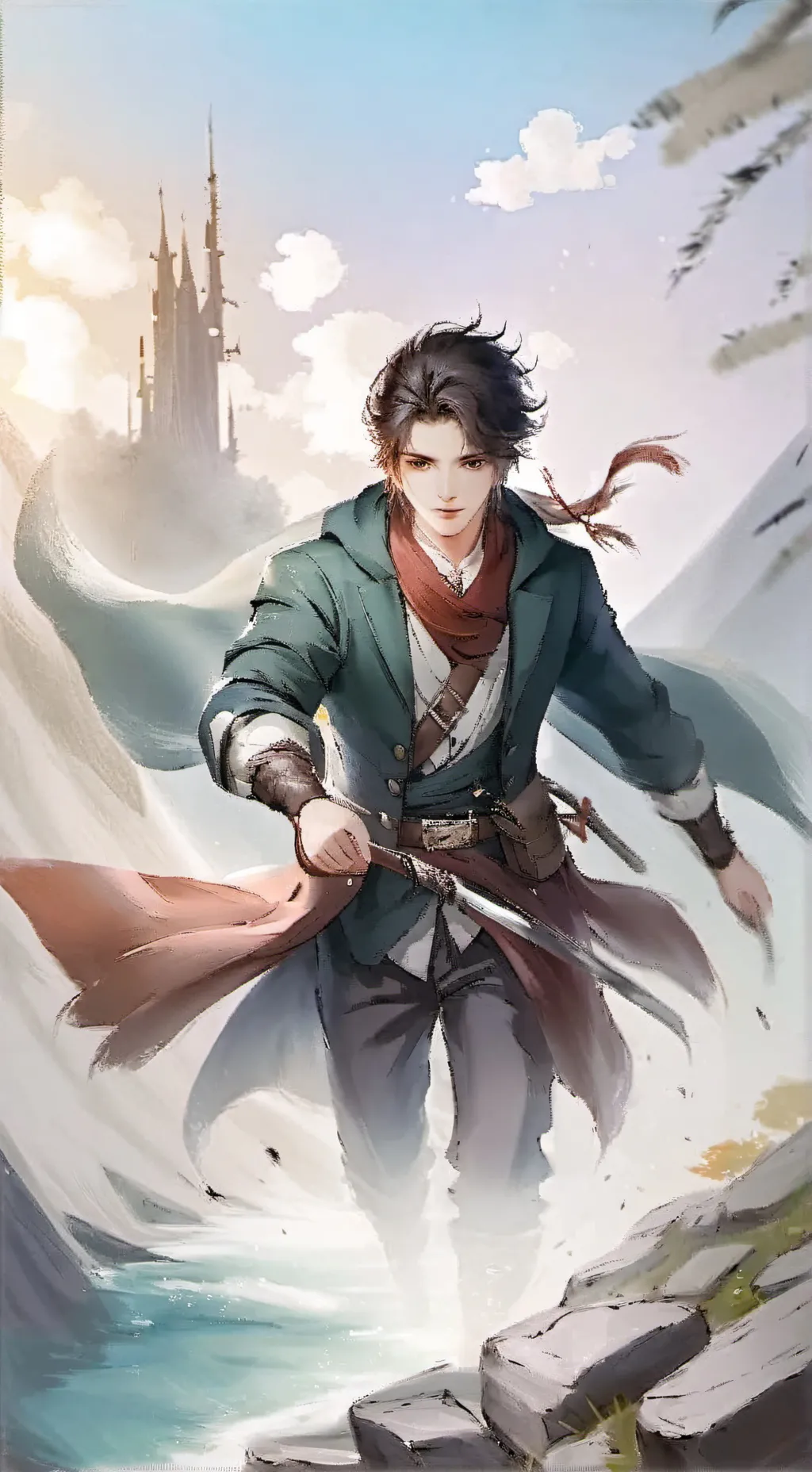 ai character: LEON background