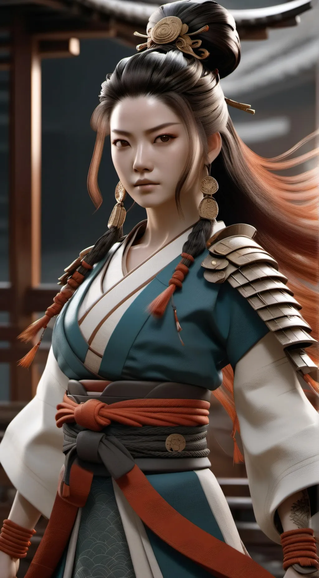 ai character: nezuko  background