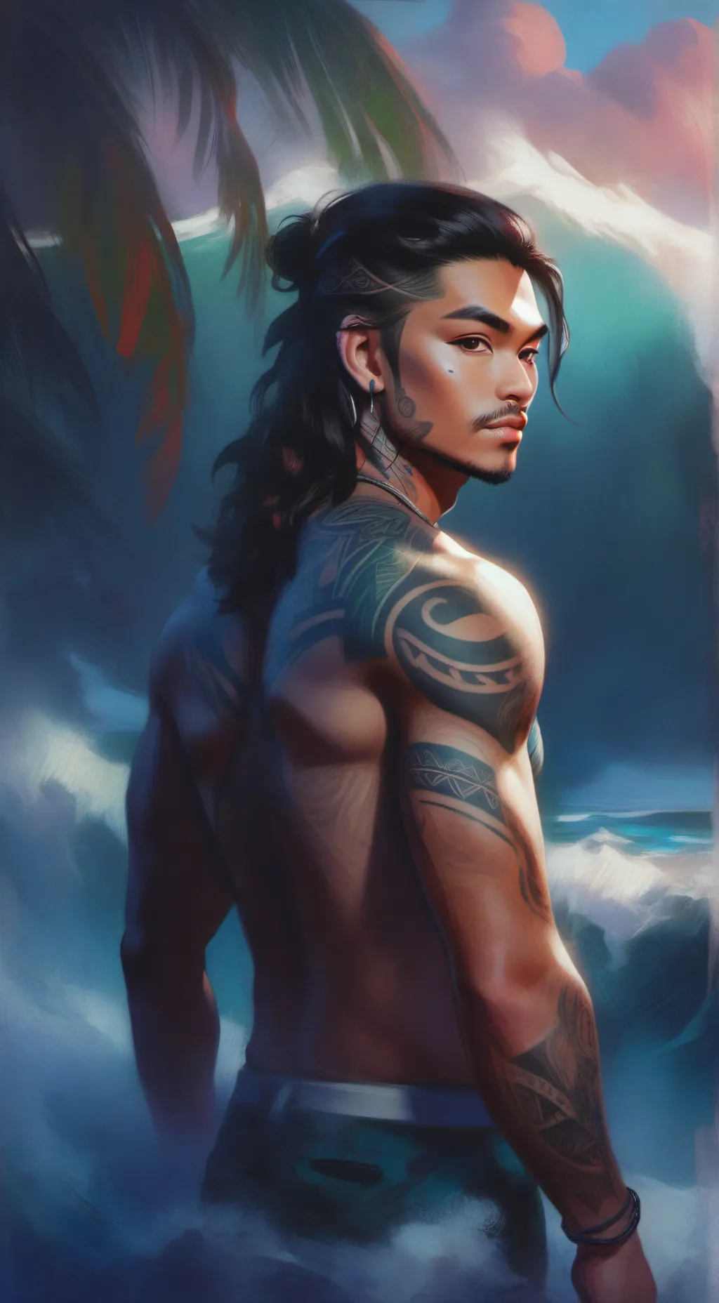ai character: Tane background