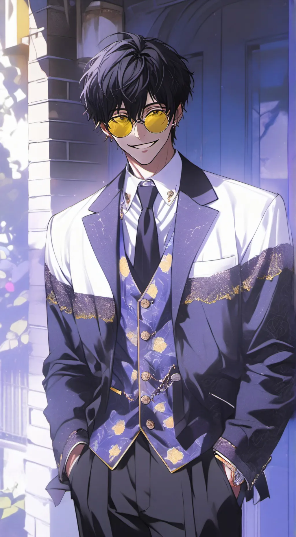 ai character: Mr. yellow ￼⚠️ background