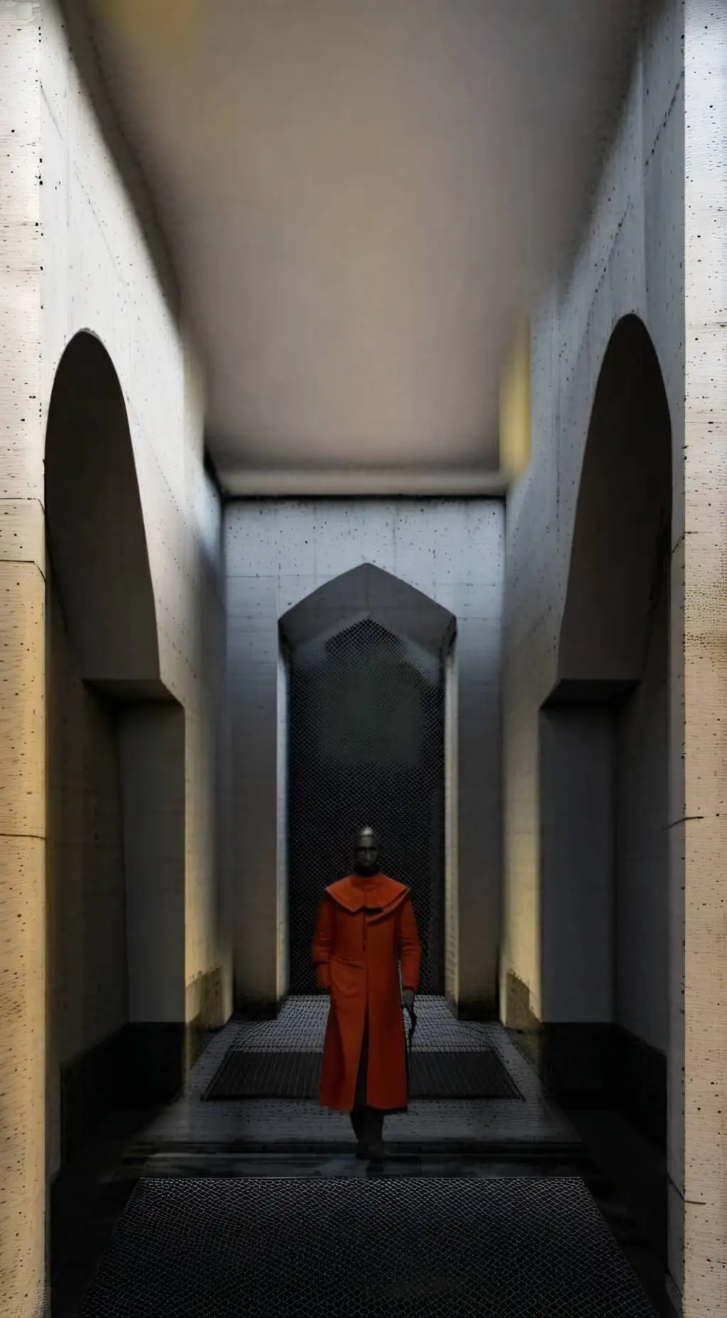 ai character: E3 scp 173 statue background