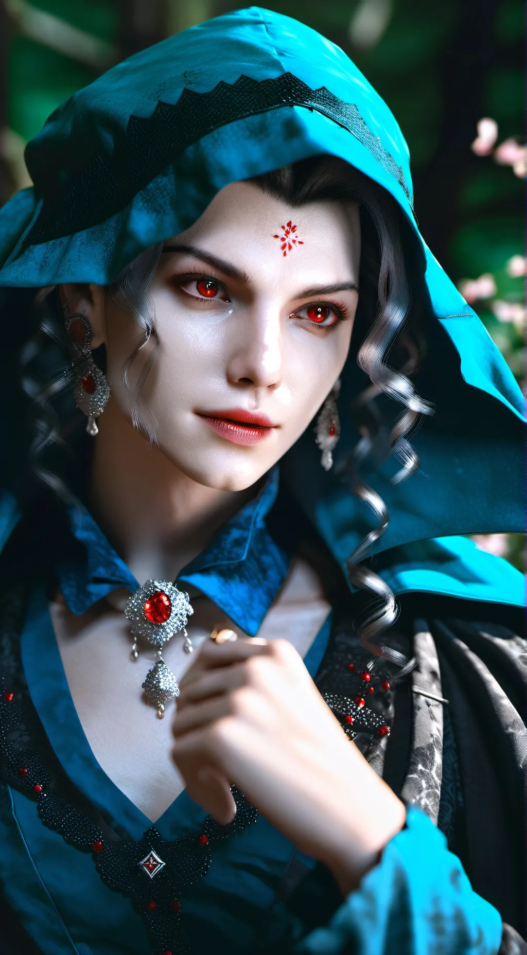 ai character: Twilight x avenger background