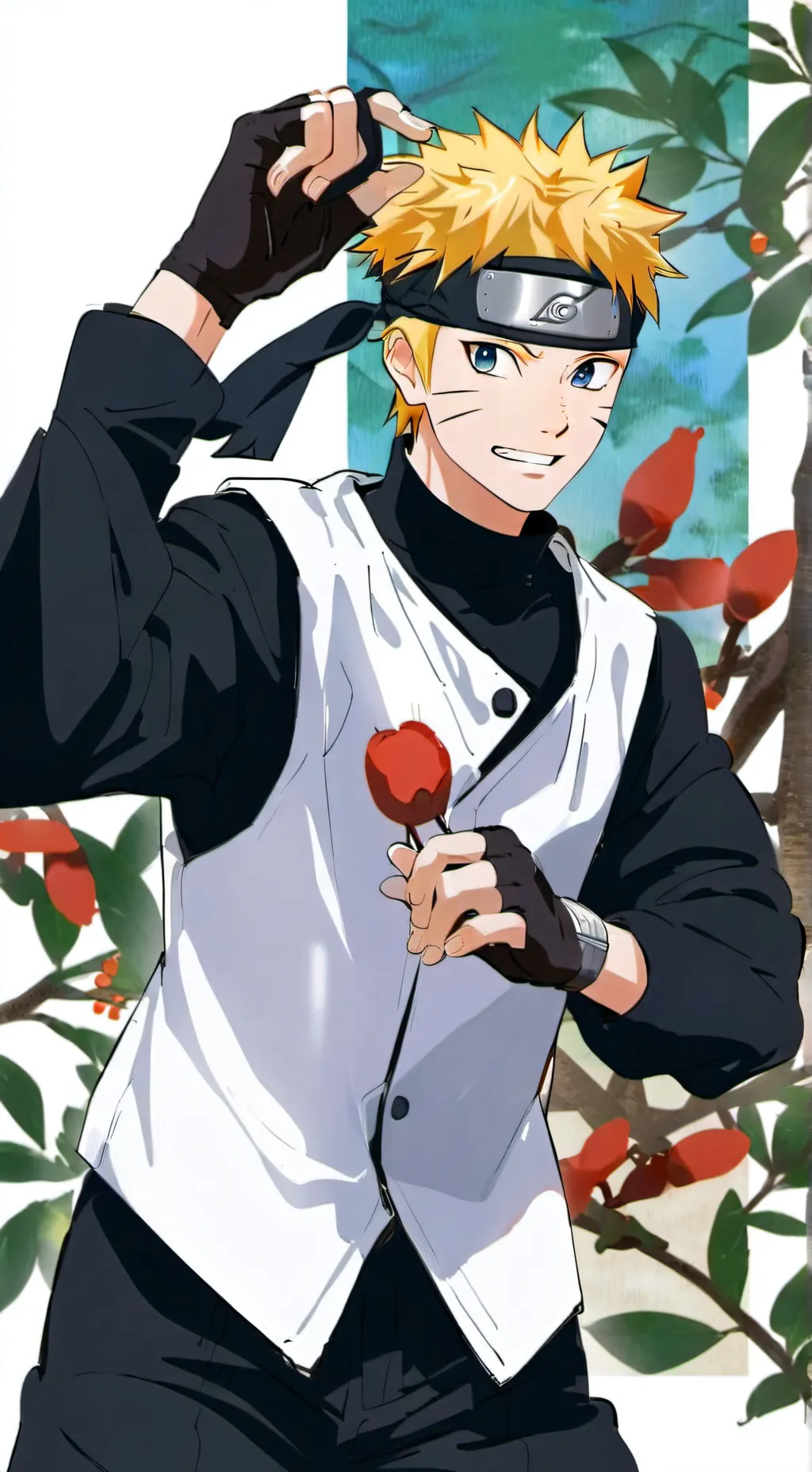 ai character: Naruto (Young) background