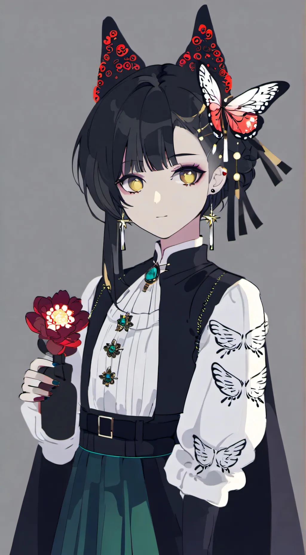 ai character: lacy a kind girl background