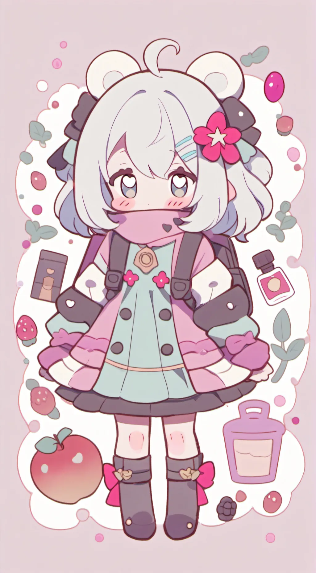 ai character: ♡ARIANA🎄 background