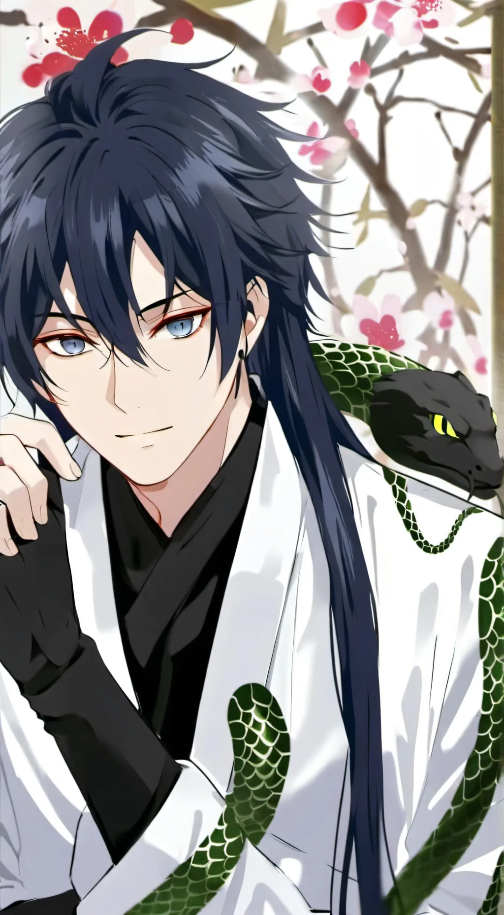 ai character: Obanai Iguro  background
